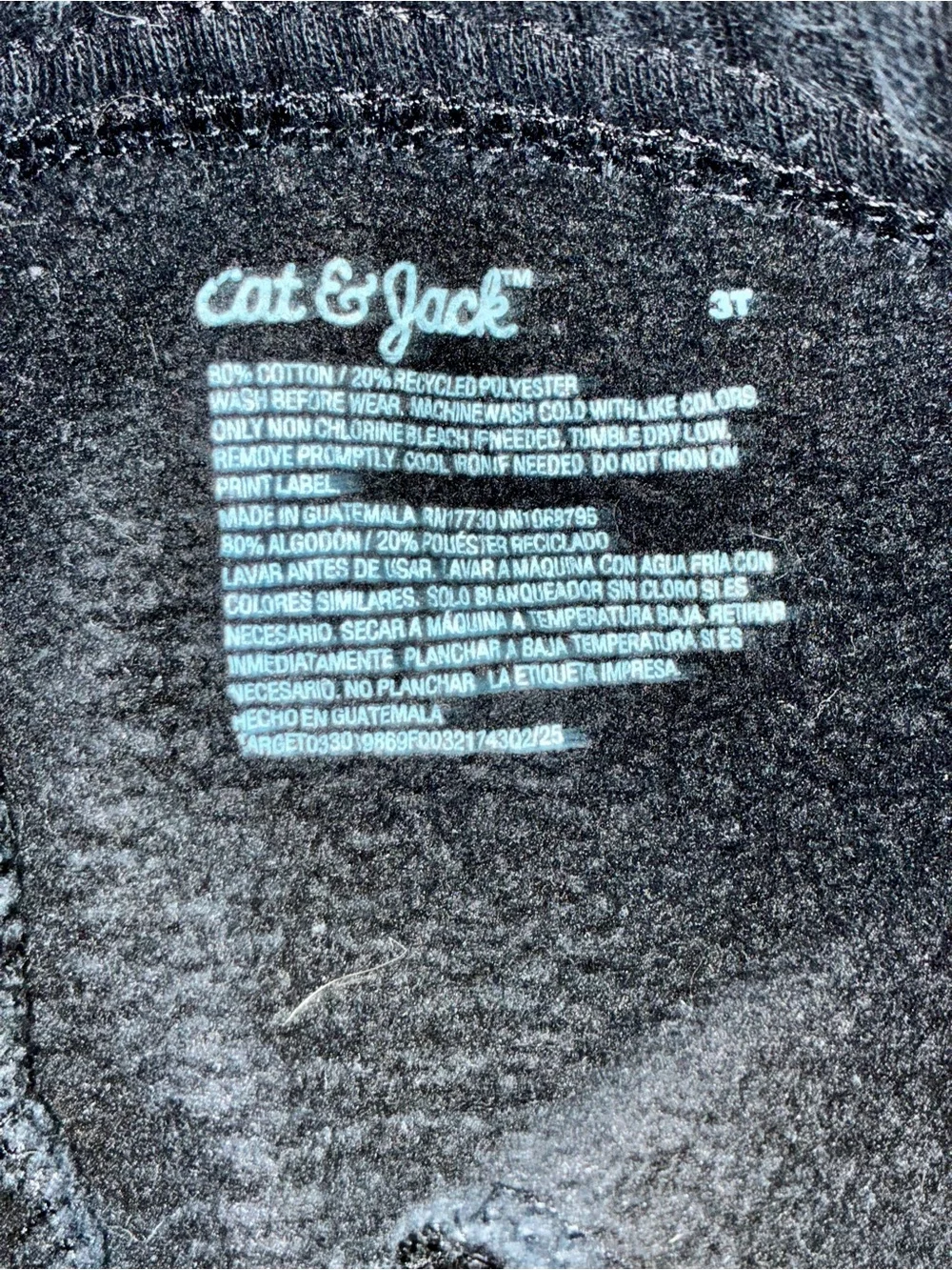 Cat & Jack Black Kids Fleece Joggers